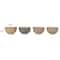 Hello Honey® 4.5" Floral Mosaic Stoneware Bowl Set